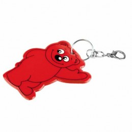 BEARY reflective key ring,  red - R73245.08