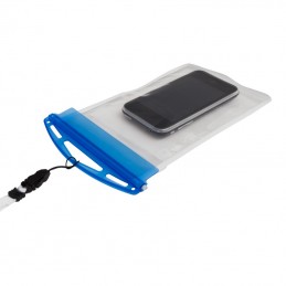 CRYSTAL waterproof phone case,  transparent/blue - R64327