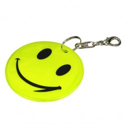 HAPPY KEY reflective key ring,  yellow - R73246