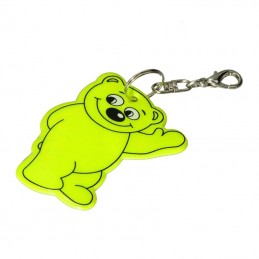 BEARY reflective key ring,  yellow - R73245.05