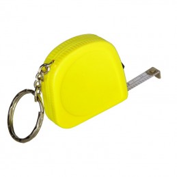 JUST key ring with tape measure 2 m,  yellow - R17603.03
