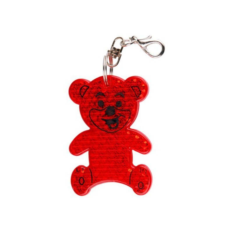 TEDDY RING reflective key ring,  red - R73235.08