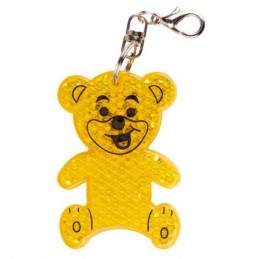 TEDDY RING reflective key ring,  yellow - R73235.03