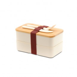 MACHICO double lunch box, beige - R08439.13