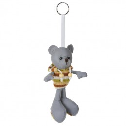 TEDDY reflective key ring,  grey - R73840