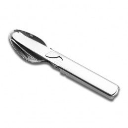 LEON camping cutlery set, silver - R17157.01