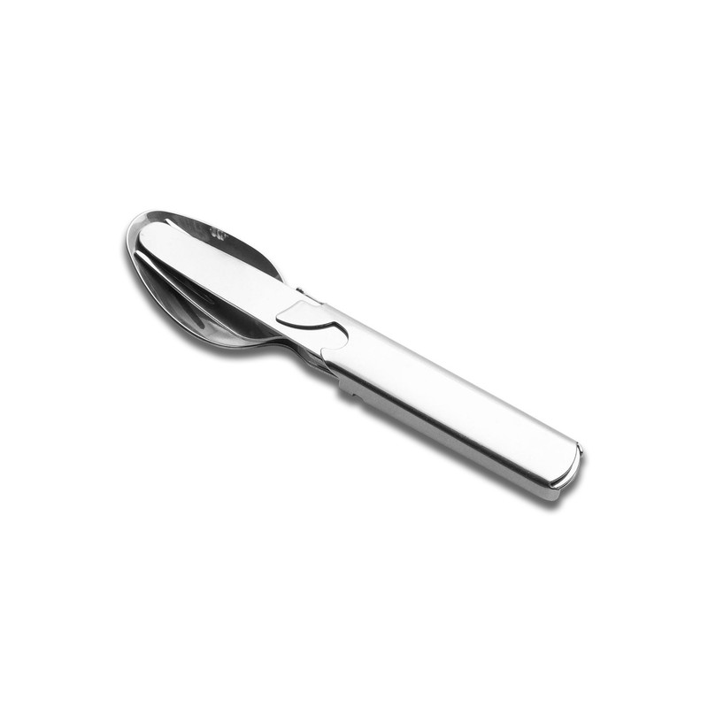 LEON camping cutlery set, silver - R17157.01