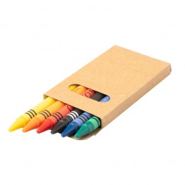 WAXIE set of wax crayons,  natural - R73769.10