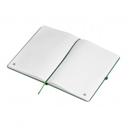 Carnetel A5 cu pagini liniate si banda elastica, Verde Inchis - 2374899