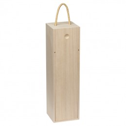 Cutie lemn pentru sticla de vin Savenport, Beige - 373213