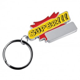 Breloc ”Super!!!” - 9350805, Red