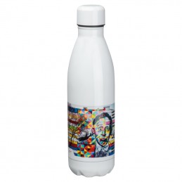 Sticla de sublimare Santiago, 750 ml, Alb  - 382806