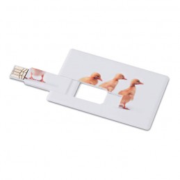 Creditcard. USB flash 16GB, MO1059c-06-16G - White