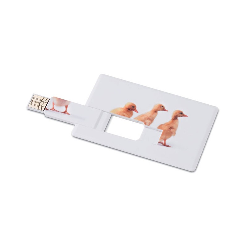 Creditcard. USB flash 16GB, MO1059c-06-16G - White