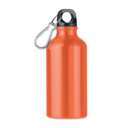 Sticlă din aluminiu CU CARABINA de 400 ml, MO9805-10 - Orange