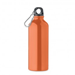 Sticlă din aluminiu reciclat cu carabina 500 ML, MO2062-10 - Orange