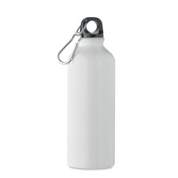 Sticlă din aluminiu reciclat cu carabina 500 ML, MO2062-06 - White