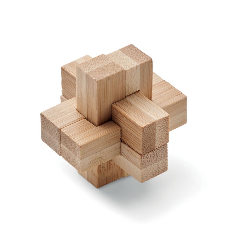 Puzzle de bambus brainteaser, MO6988-40 - Wood