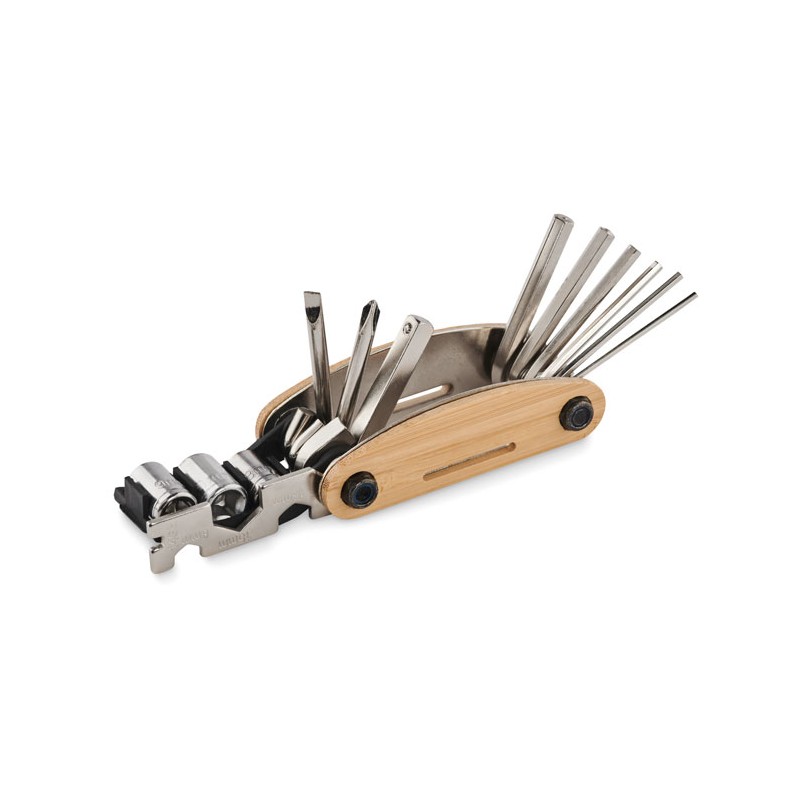 Multitool de buzunar din bambus, MO2139-40 - Wood Multitool de buzunar din bambus, MO2139-40 - Wood