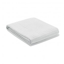 Pătură din bumbac wafle de 350, MO2049-06 - White