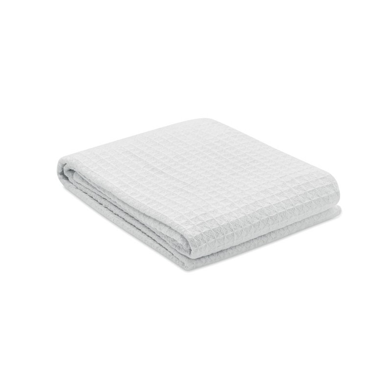 Pătură din bumbac wafle de 350, MO2049-06 - White