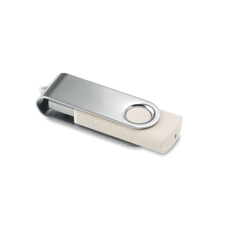 USB 16GB din paie și PP 50/50, MO9871c-13-16G - Beige