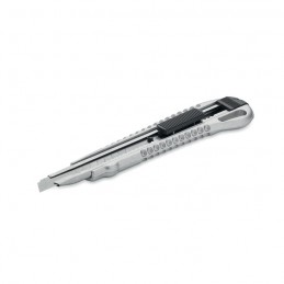 Cuțit retractabil din aluminiu, MO2138-14 - Silver