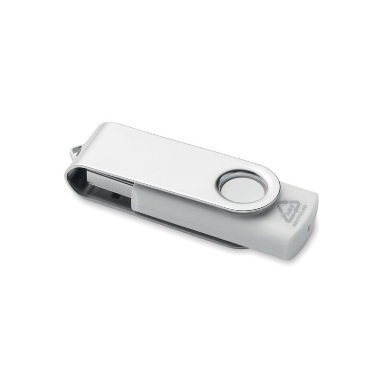 USB 16G din ABS reciclat       MO2080-06, MO2080-06-16G - White