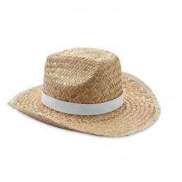 Pălărie cowboy, paie naturale, MO6755-06 - White