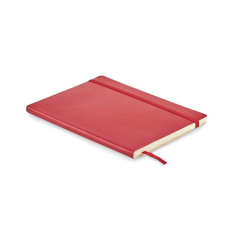 Caiet A5 reciclat pagini liniate, MO2118-05 - Red