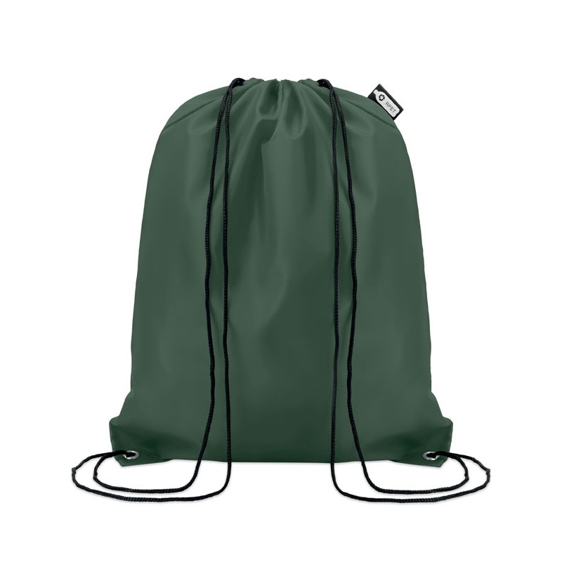 Sac cu cordon 190T RPET, MO9440-60 - Verde Închis