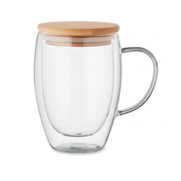 Cană borosilicat cu perete dublu, MO2199-22 - Transparent