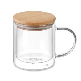 Cană borosilicat cu perete dublu, MO2200-22 - Transparent