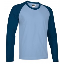 Collection t-shirt BREAK, azure blue-orion dark blue - 160g
