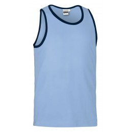 Top t-shirt ATLETIC, azure blue-orion dark blue - 160g