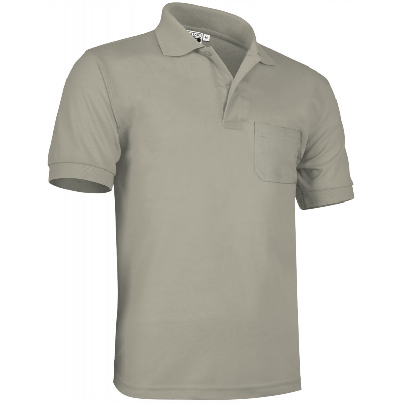 Top poloshirt HAWK, beige sand - 220g