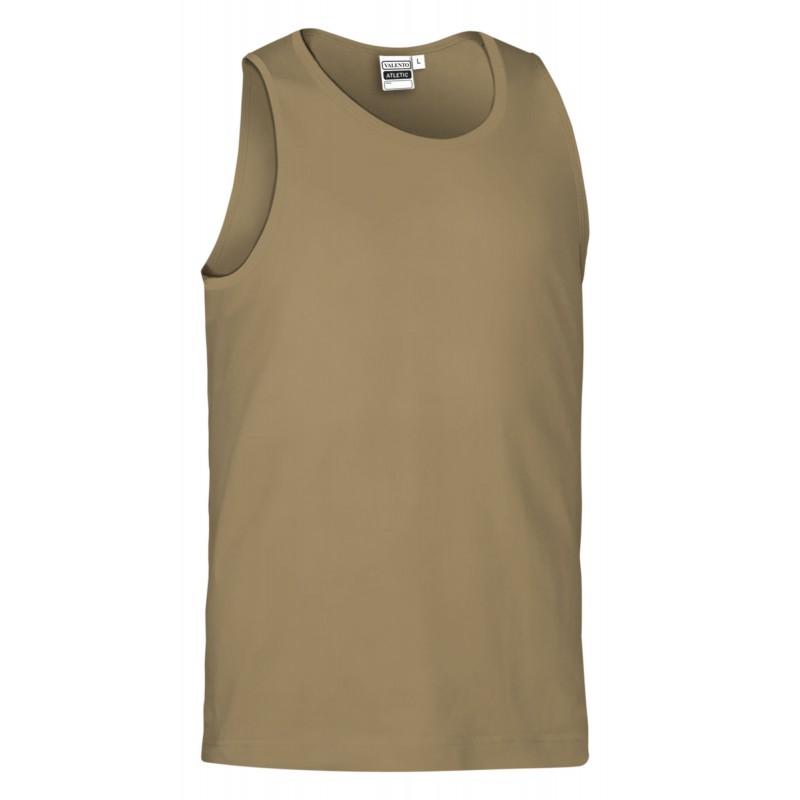 Top t-shirt ATLETIC, kamel brown - 160g