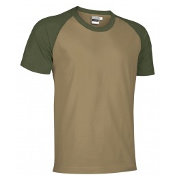 Collection t-shirt CAIMAN, kamel brown-military green - 160g