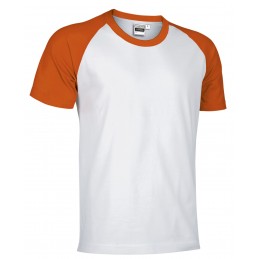Collection t-shirt CAIMAN, white-orange party - 160g