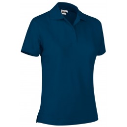 Women top poloshirt VALLEY, orion navy - 220g