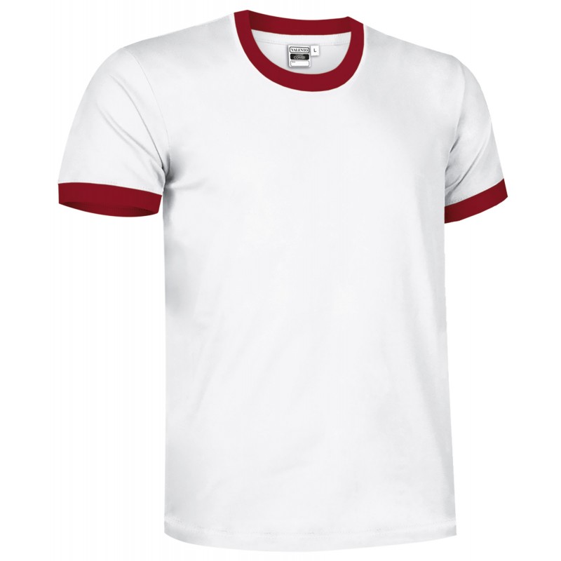 Collection t-shirt COMBI, white-red lotus - 160g