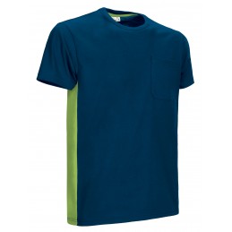 T-shirt THUNDER, orion navy blue-apple green - 160g