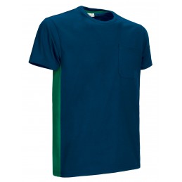 T-shirt THUNDER, orion navy blue-kelly green - 160g