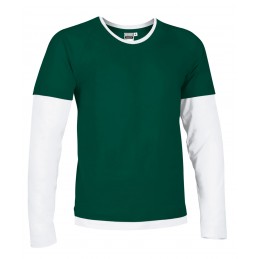 Collection t-shirt DENVER, green bottle-white - 160g