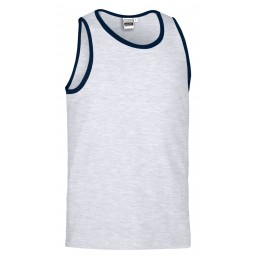 Top t-shirt ATLETIC, vigore grey-orion navy blue - 160g
