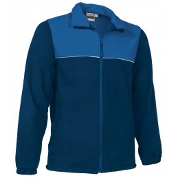 Fleece jacket PACIFIC, orion navy blue-royal blue-white - 300g