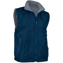 Reversible vest ASPEN, orion navy blue-smoke grey - 220G