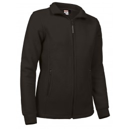 Women polar fleece jacket GLACE, black - 300g