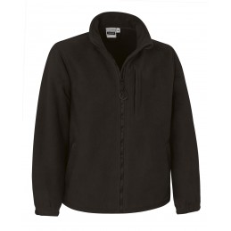 Fleece jacket WARRIOR, black - 400g