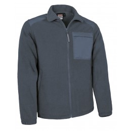 Fleece jacket BASSET, grey cement - 300g